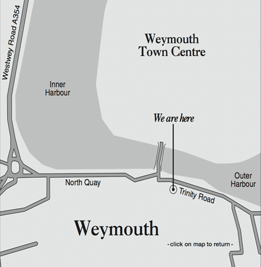 Map of Weymouth